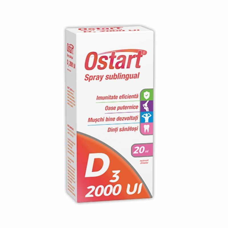 FITERMAN Ostart D3 2000 UI spray sublingual, 20 ml