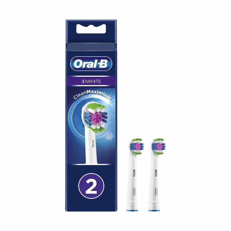 Oral B Rezerva periuta electrica 3D White, 2 capete