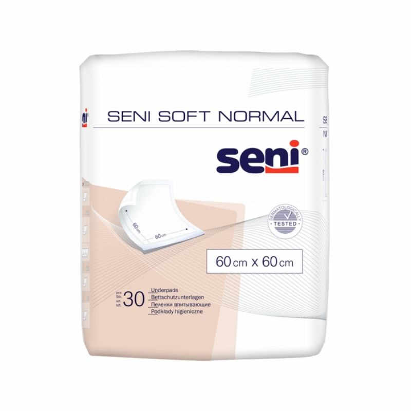SENI Soft normal, aleze de protectie 60x60cm, 30 bucati