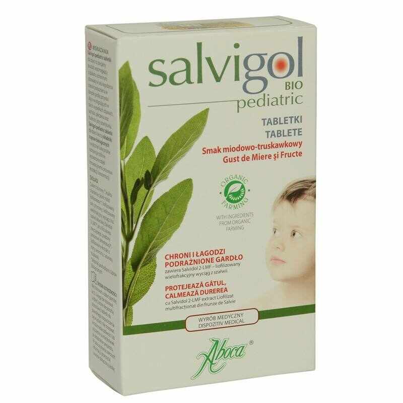 ABOCA Salvigol Bio - Supliment pentru afectiunile respiratorii la copii, 30 capsule