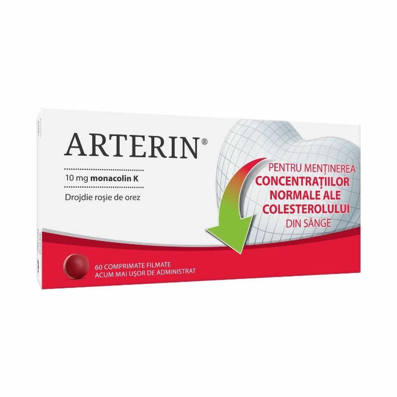 Arterin, 60 de comprimate, Supliment colesterol