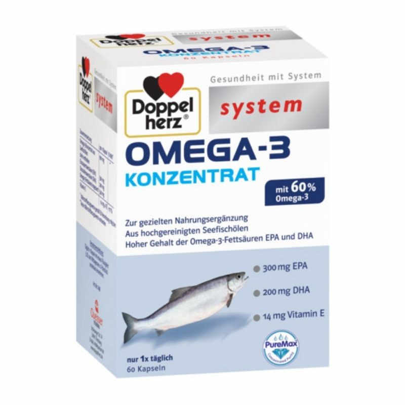 Doppelherz System Omega - 3 Concentrat, 60 capsule