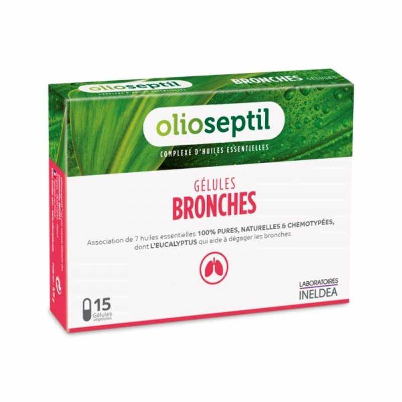 Olioseptil Bronches (Bronhii), 15 capsule