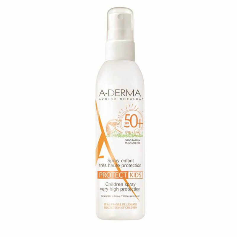 Aderma Sun Protect Spray Kids 50+, 200 ml