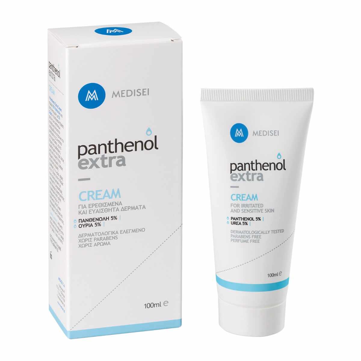 Crema regeneranta pentru piele iritata si sensibila cu pantenol si 5% uree, 100ml, Medisei