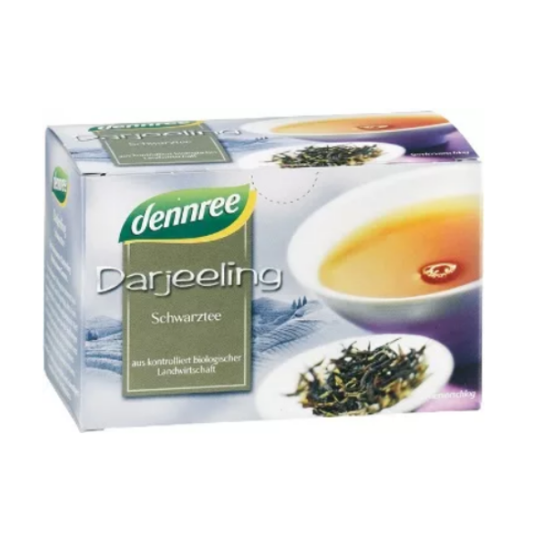 Ceai negru Darjeeling bio 20 plicuri, 30g, Dennree