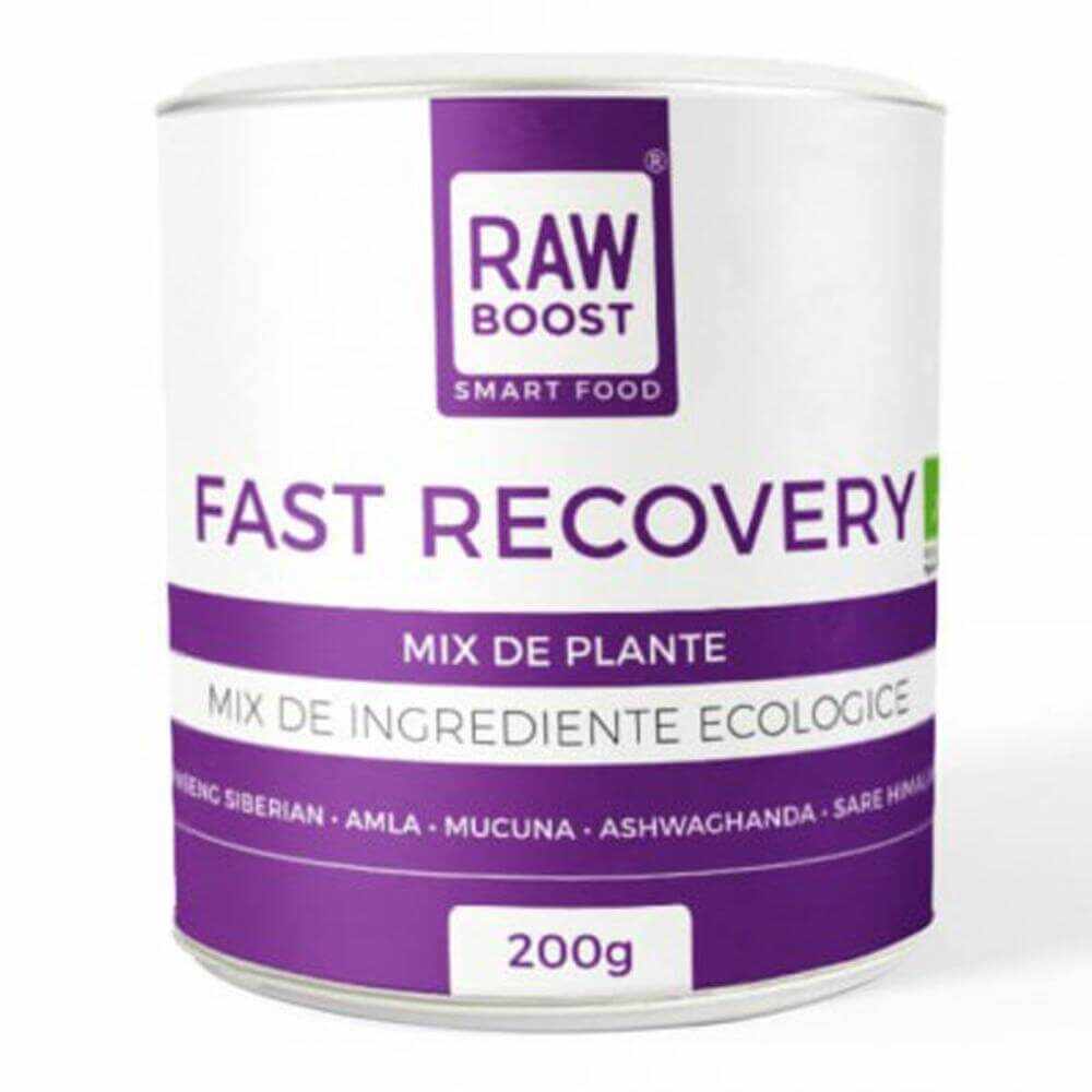 Fast recovery mix de plante Bio, 200g, Raw Boost