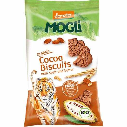 Mini biscuiti Tigru Bio, 50g, Mogli