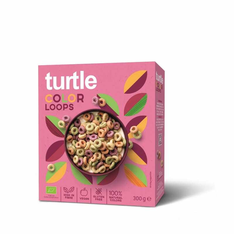 Multicereale eco inele colorate fara gluten, 300g, Turtle