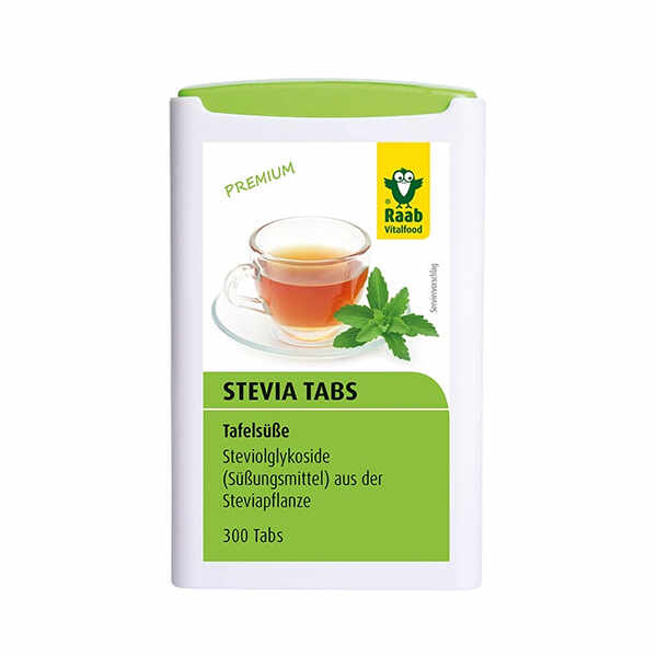 Stevia tablete premium, 300 bucati, Raab Vitalfood