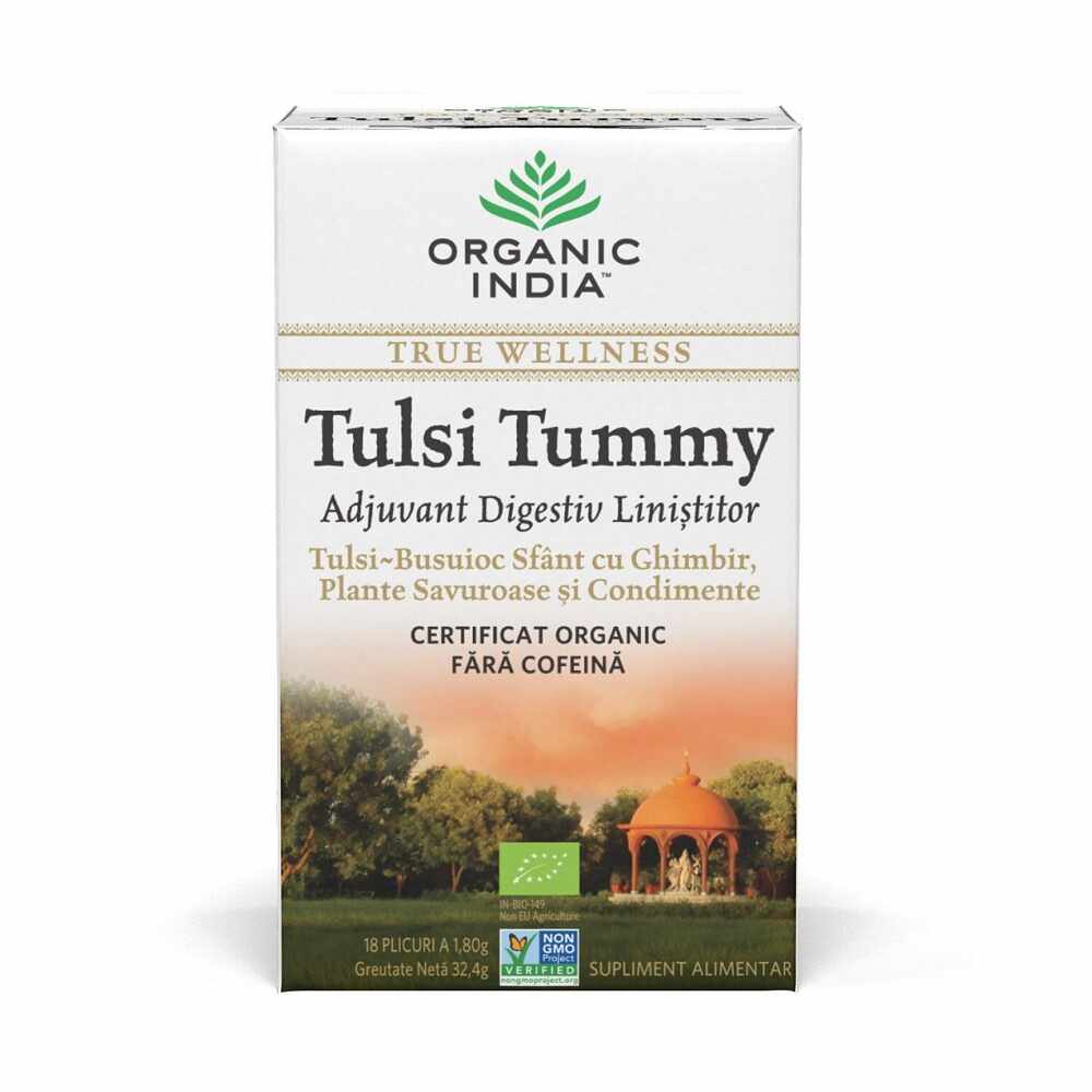 Tulsi Tummy Ceai, 18 plicuri, Organic India