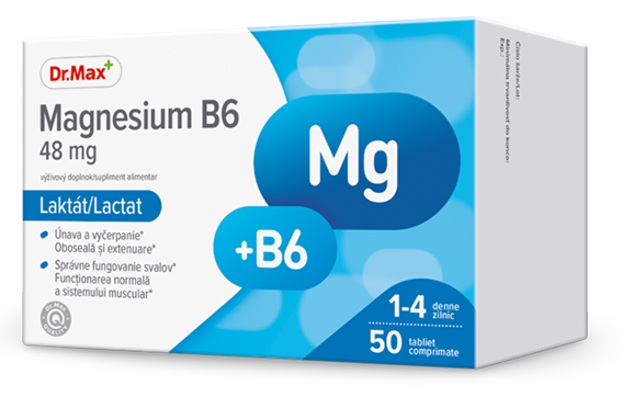 Dr.Max Magnesium B6​, 50 comprimate