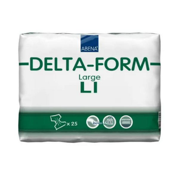 Scutece pentru incontinenta adulti Delta Form L1, 25 bucati, Abena