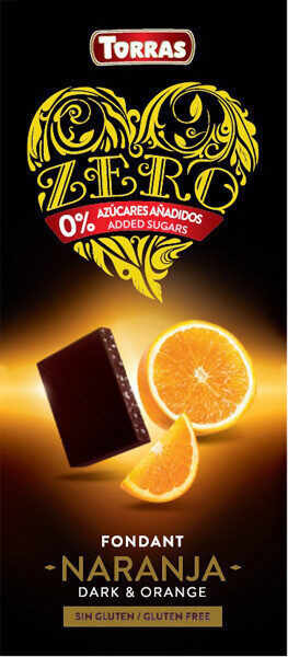 Ciocolata neagra cu portocale fara zahar si gluten, 125g, Torras