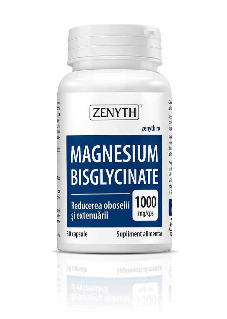 Magnesium Bisglycinate 1000mg 30cps Zenyth