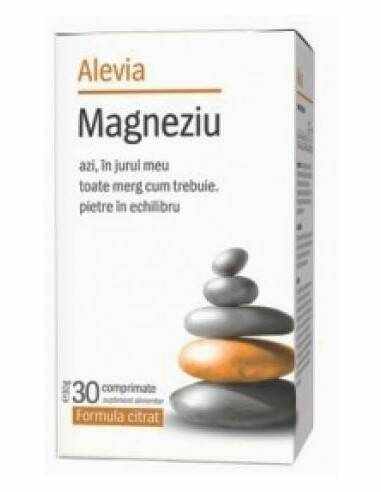 Magneziu formula citrat 30cpr, Alevia