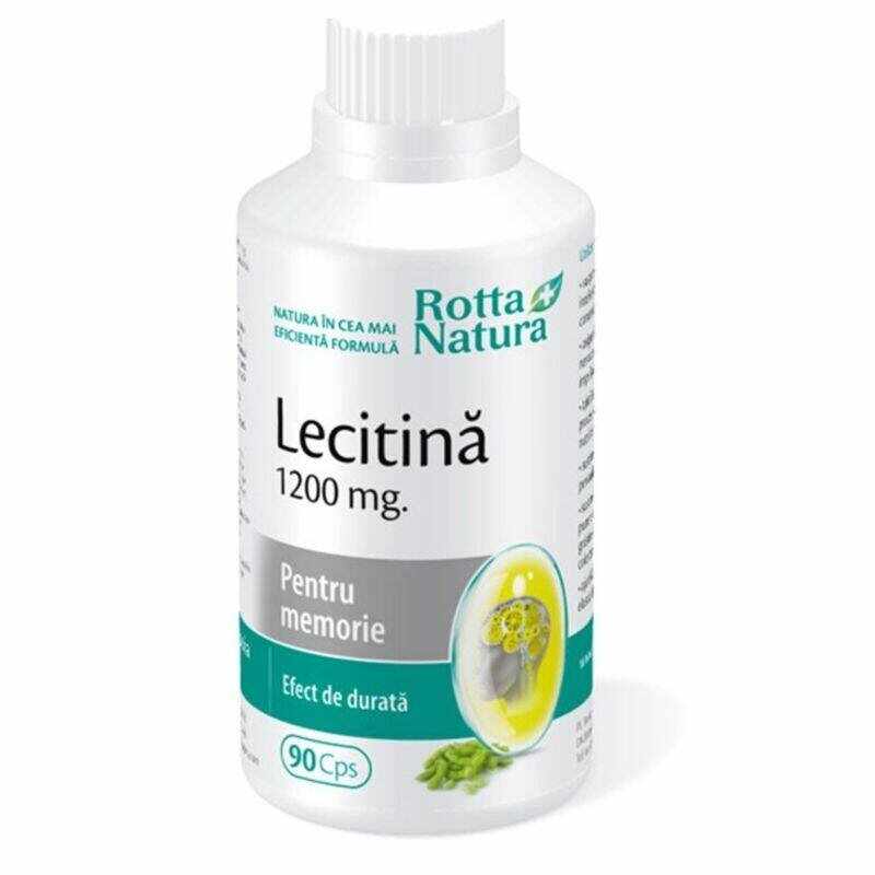 ROTTA NATURA Lecitina 1200 mg, 90 capsule
