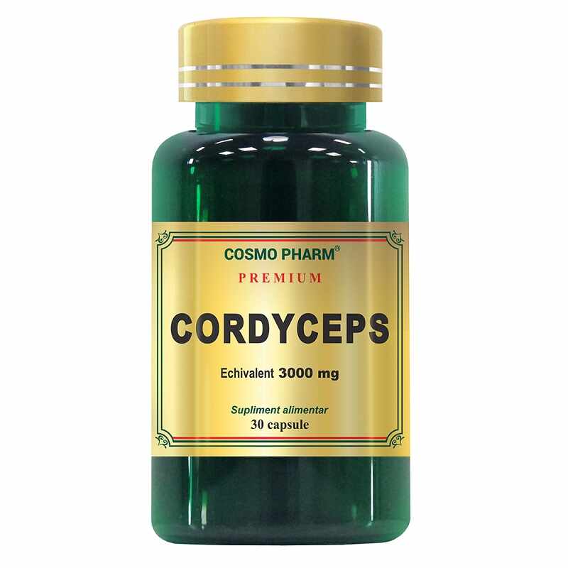 Premium Cordyceps 300mg, 30 capsule, Cosmopharm