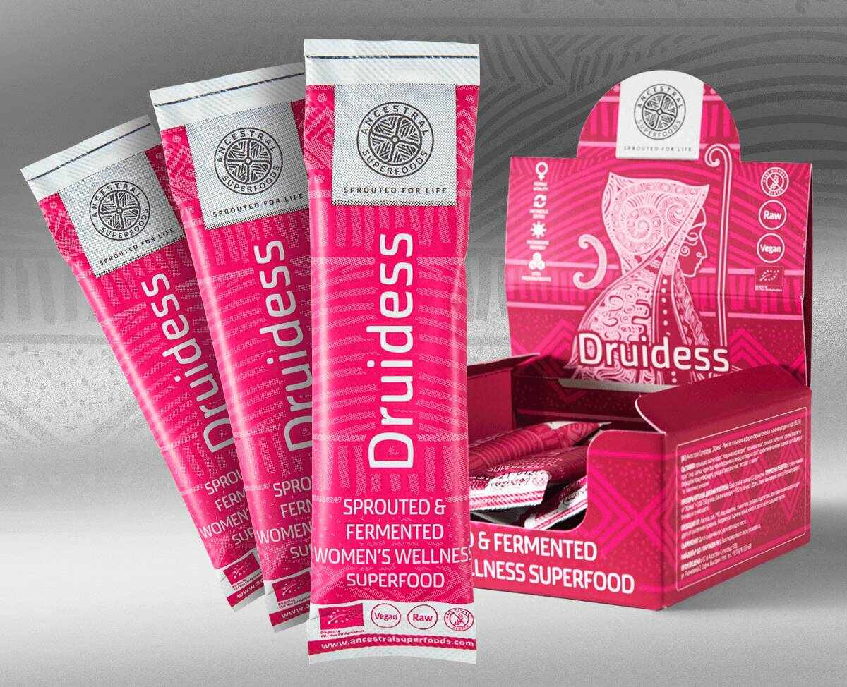DRUIDESS Women s Wellness Superfood mix, eco-bio, 10 plicuri x 10g - Superfood