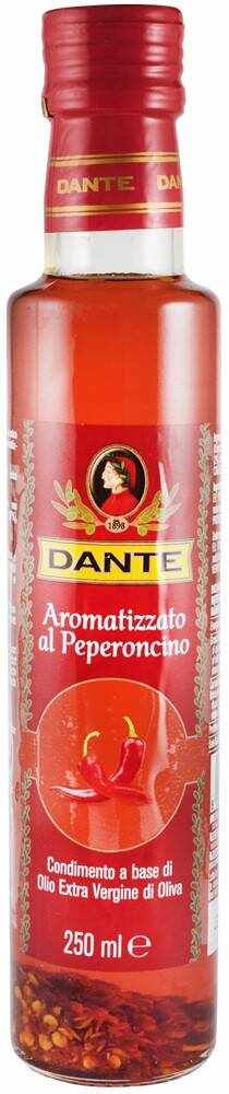 Ulei de masline extravirgin aromat cu chili, 250ml - Olio Dante