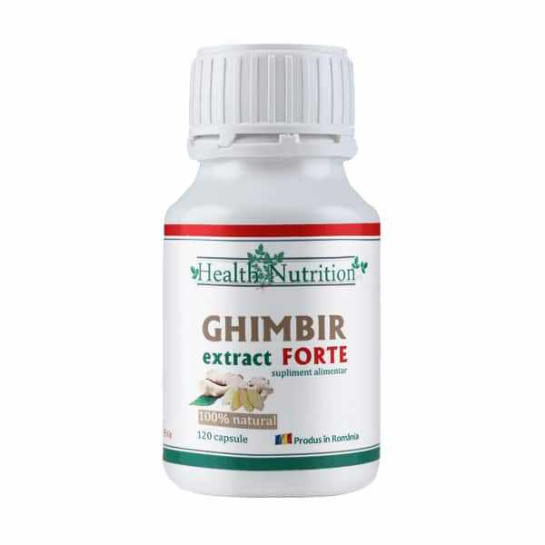 Ghimbir Extract Forte, 120 cps, Health Nutrition