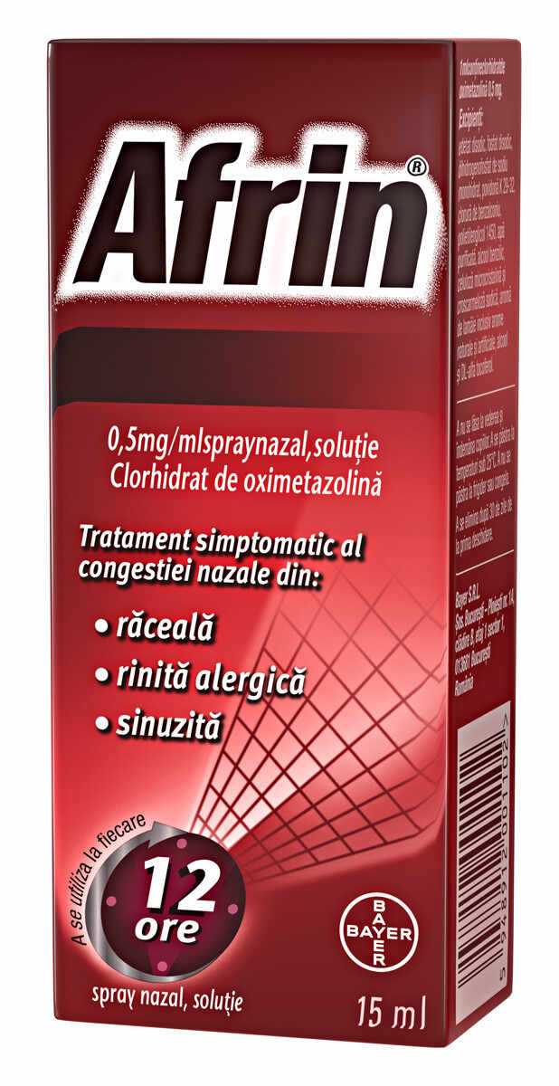 Afrin 0,5mg/ml spray nazal 15ml