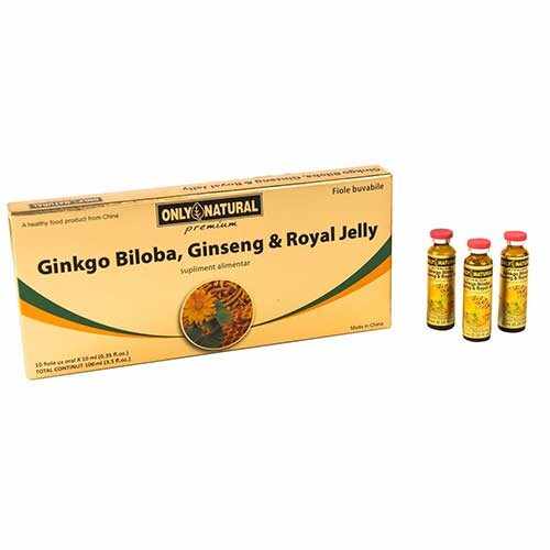 Fiole Gingko Ginseng&Royal Jelly 10*10ml Only