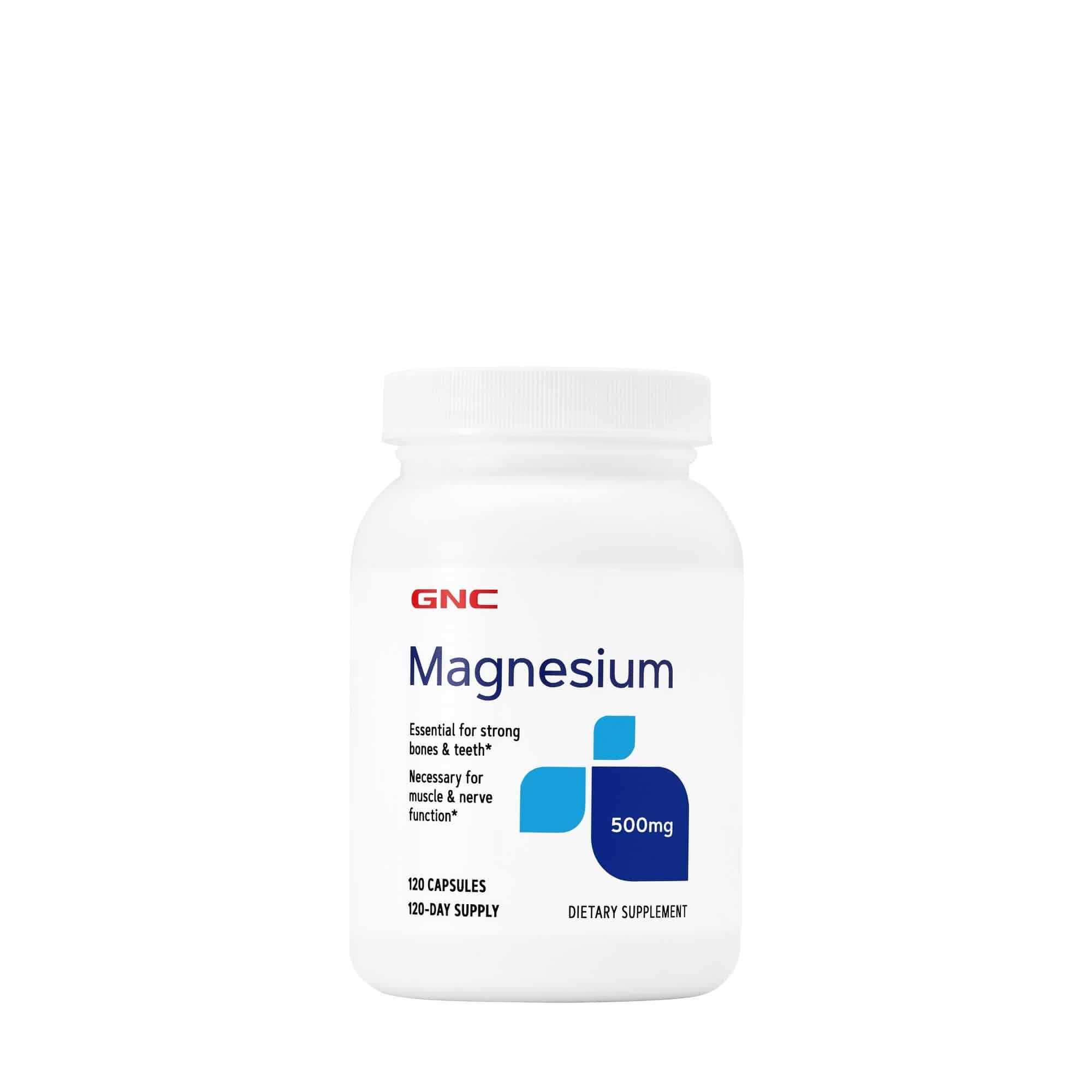 Magneziu 500 mg, 120 cps, GNC