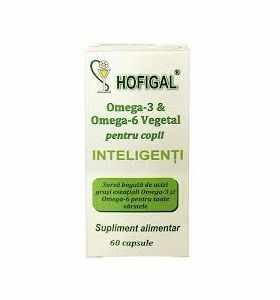Hofigal Omega 3-6 Vegetal pentru copii x 60 de capsule