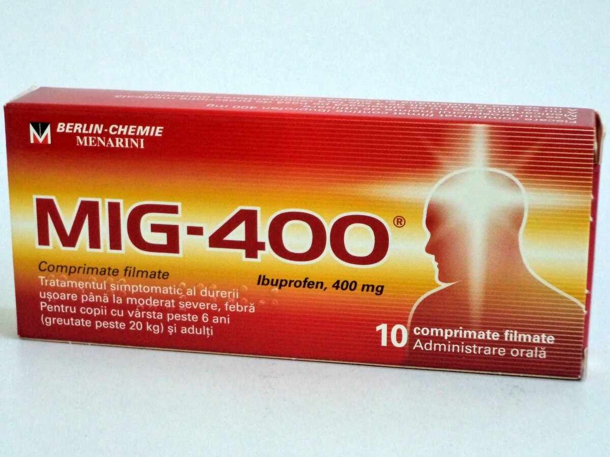 Mig 400 mg x 10 comprimate