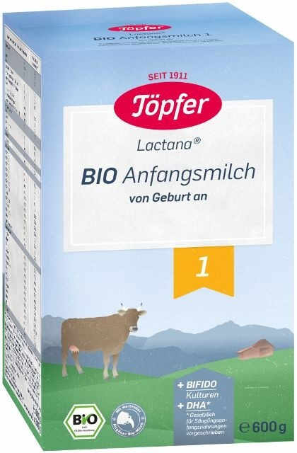 Topfer Lactana Lapte praf Bio 1 600g