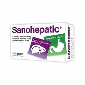 Zdrovit Sanohepatic, 30 capsule