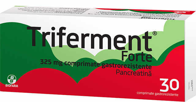 Biofarm Triferment Forte 30 comprimate gastrorezistente