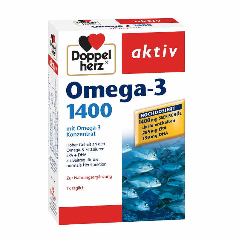 Doppelherz Aktiv Omega-3 1400 mg 30 Capsule