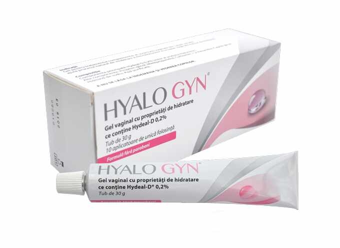 Hyalo Gyn Gel vaginal 30 gr x 10 aplicatoare de unica folosinta