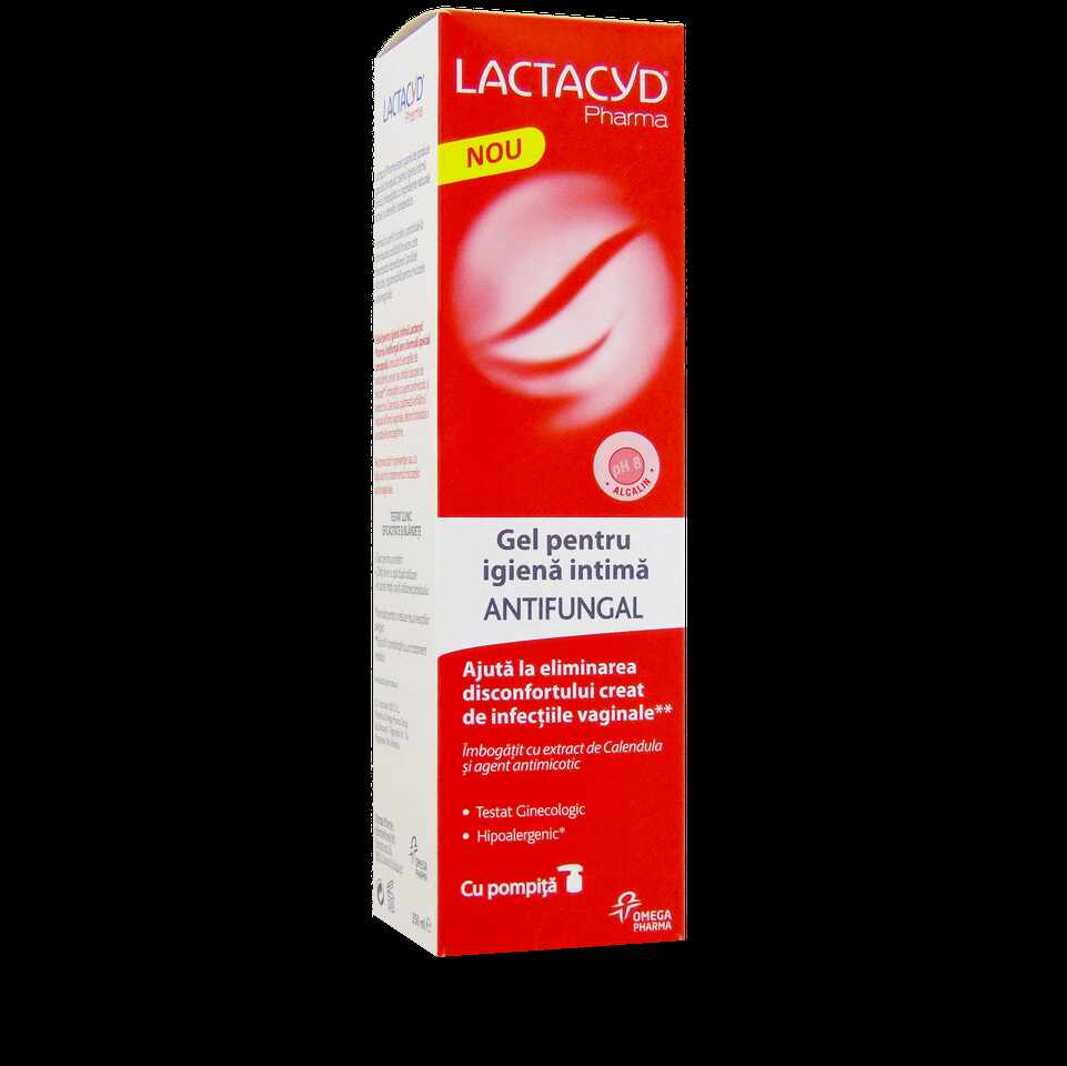Lactacyd gel pentru igiena intima Antifungal, 250ml