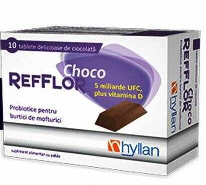 Refflor Choco, 10 tablete de ciocolata