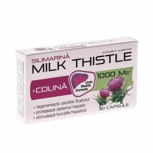 Zdrovit Silimarina Milk Thistle + Colina x 30 Capsule