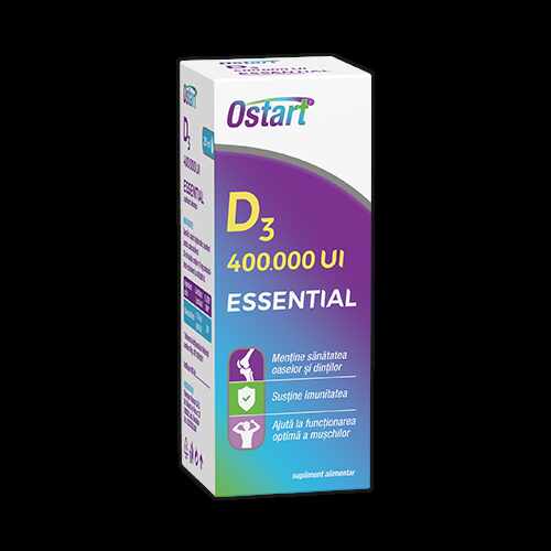 Alinan Ostart Essential vitamina D3 picaturi 20ml