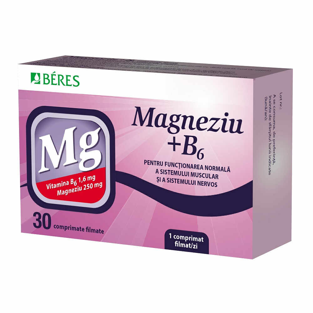 Beres Magneziu + B6 30 comprimate