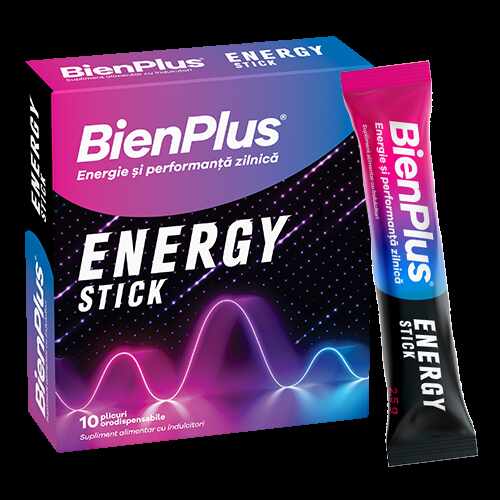 BienPlus Energy stick 10 plicuri orodispersabile