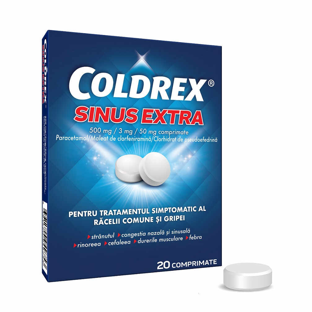 Coldrex sinus extra 20 comprimate