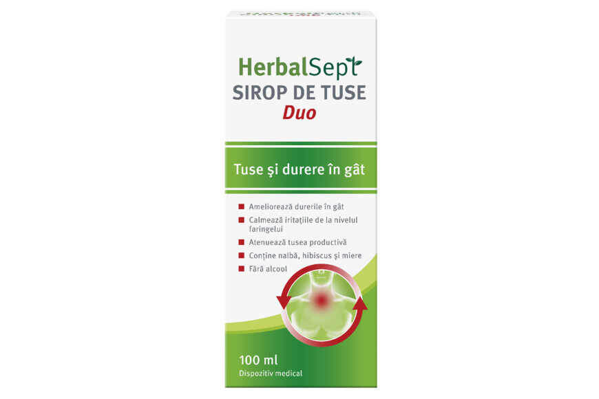 HerbalSept Sirop de Tuse Duo 100 ml