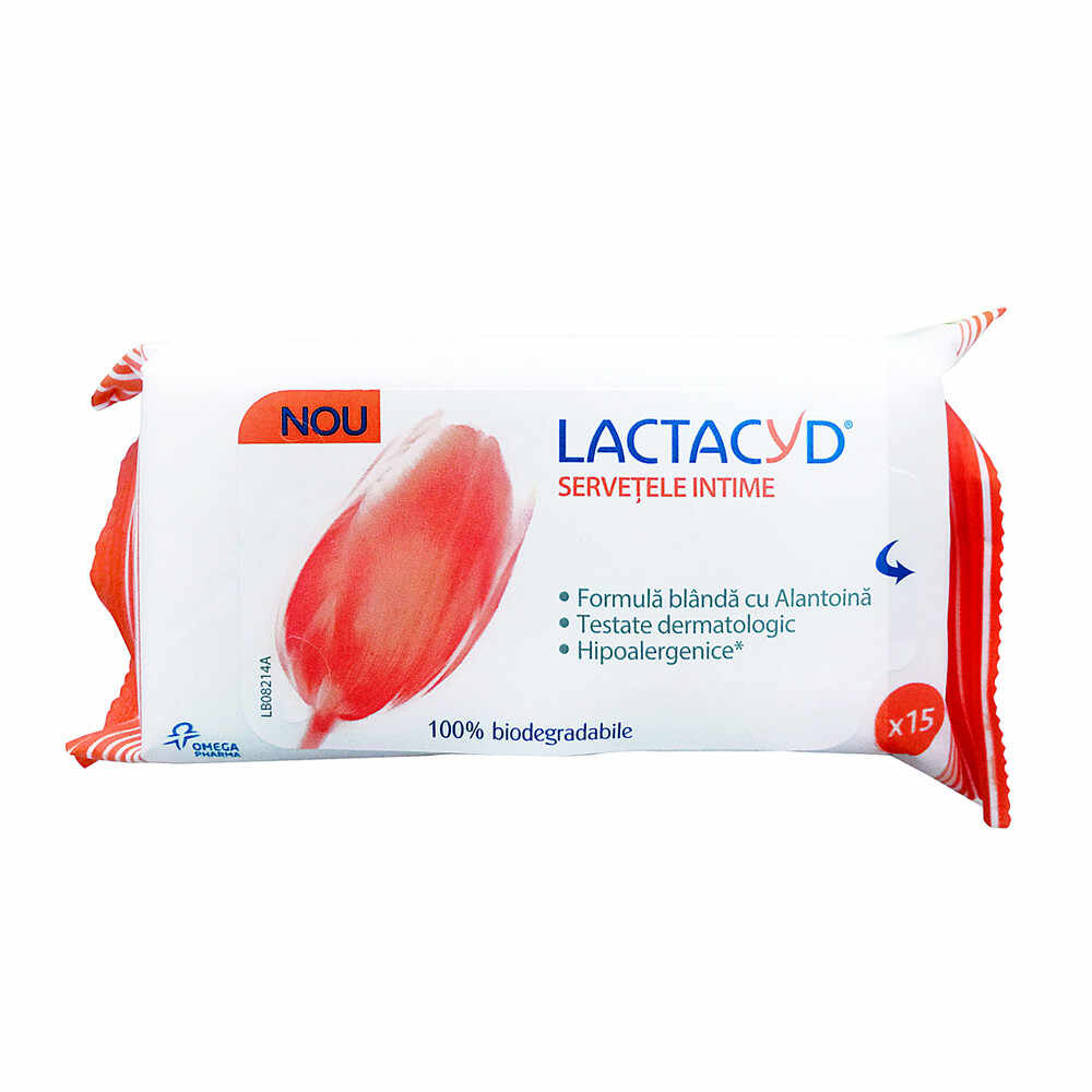 Lactacyd servetele intime * 15 buc