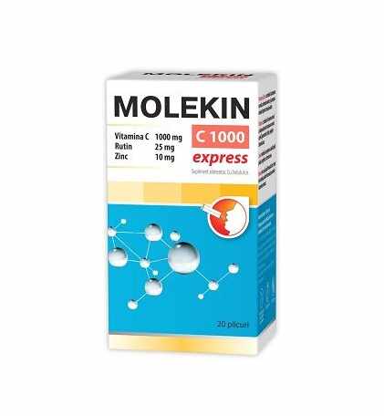 Molekin C1000 EXPRESS Vit C+ Rutin+ Zinc x 20 plicuri