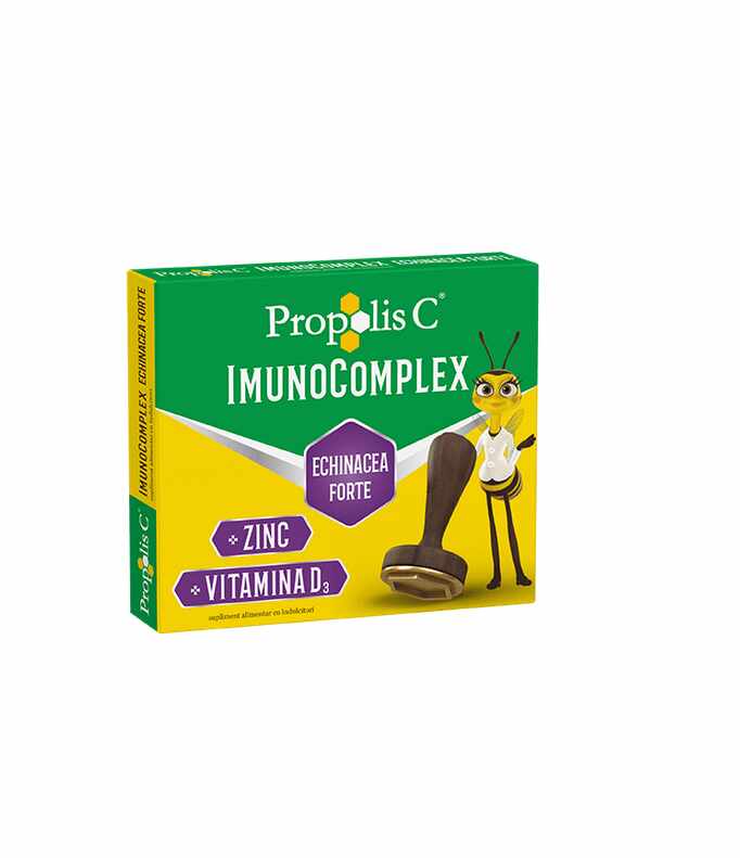 Propolis C ImunoComplex Echinacea Forte 20 cp de supt