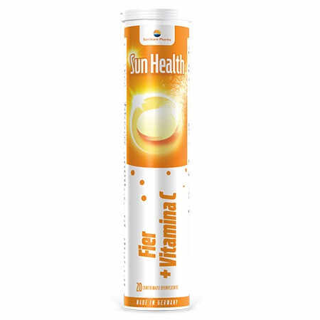 Sun Wave Sun Health Fier + Vitamina C 20 comprimate efervescente