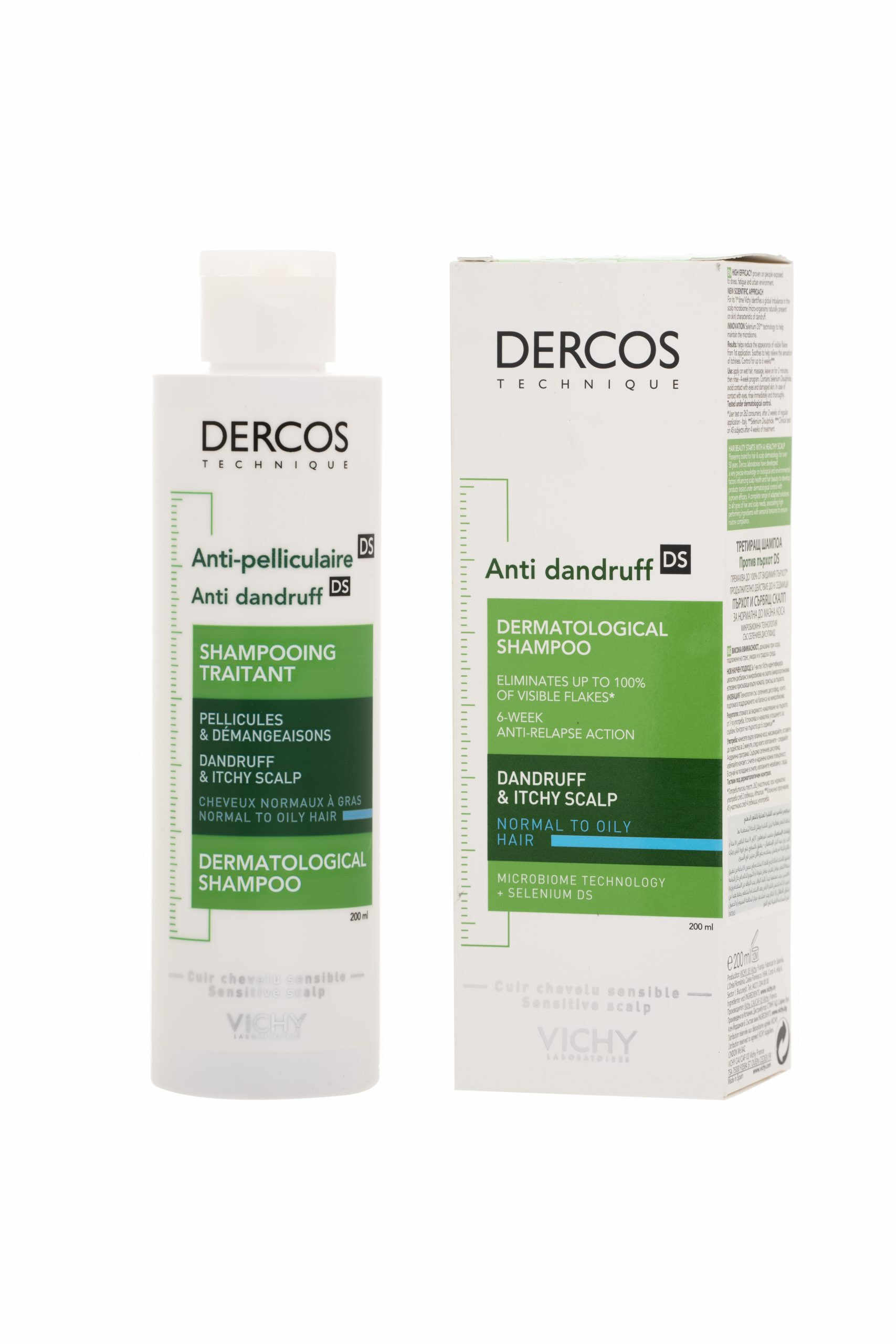 Vichy Dercos- Sampon Tratament Anti- Matreata par normal- gras x 200ml
