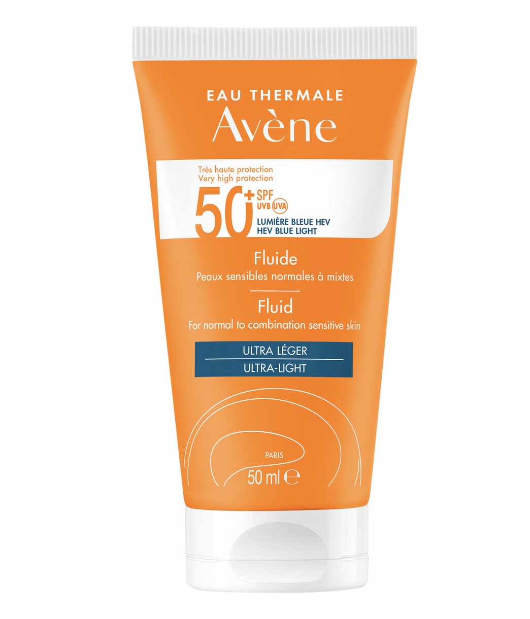 Avene SPF 50+ TRIASORB- Fluid cu protectie solara pentru piele normala si mixta, 50 ml