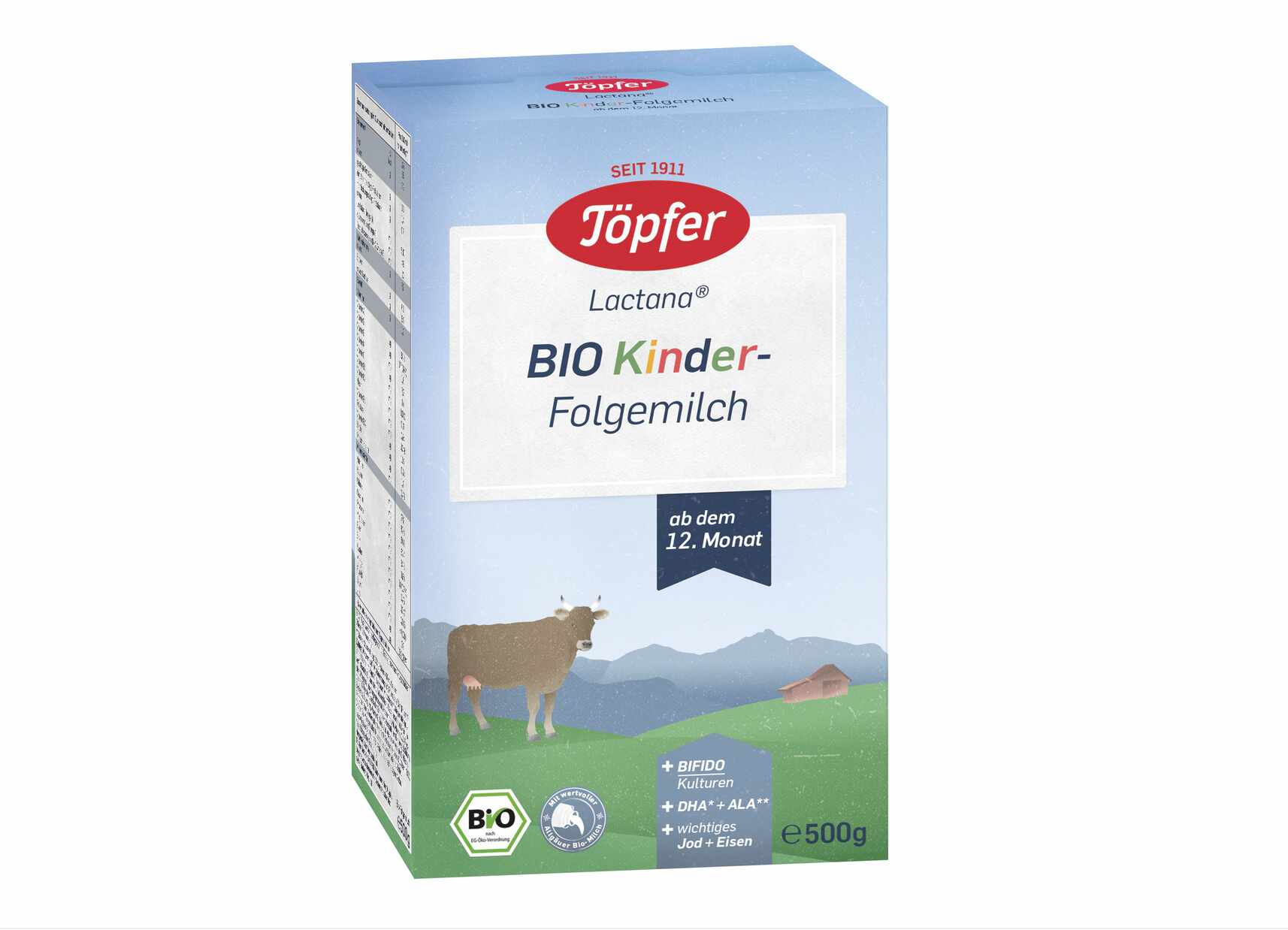 Lapte praf Topfer Bio Kinder 500g
